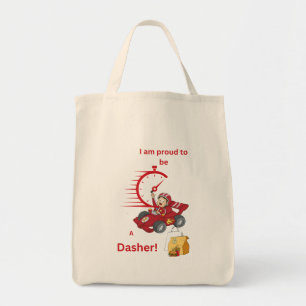 Ik ben er trots op dat ik Dasher Delivery Driver b Tote Bag