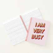 Ik ben erg druk notitieboek (Binnen)