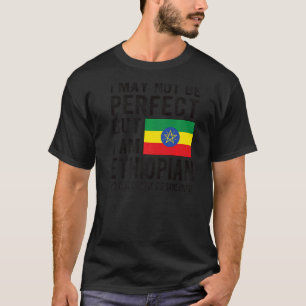 Ik ben Ethiopische vlag Ethiopia Heritage Ethiopia T-shirt