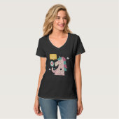 Ik ben Fabulous Cute Unicorn T-shirt (Voorkant volledig)