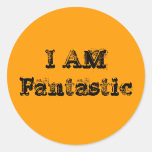 Ik ben Fantastisch Ronde Sticker