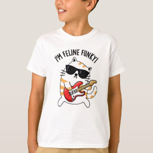 Ik ben Feline Funky Cat Pun T-shirt