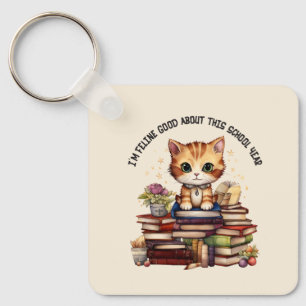 Ik ben Feline goed over dit schooljaar Sleutelhanger