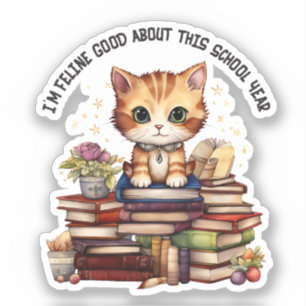 Ik ben Feline goed over dit schooljaar Sticker