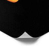 Ik ben Feline Good Funny Fat Cat Pun Poster (Hoek)