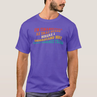 Ik ben financieel op dat punt waar ik V begrijp T-shirt