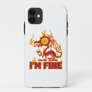 Ik ben Fine Burning Dragon iPhone 11 Hoesje