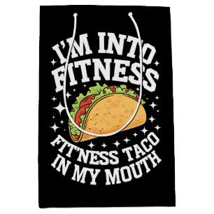Ik ben Fitheid Fitheid Taco In Mijn Mond Grappige Medium Cadeauzakje