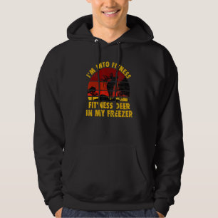 Ik ben fitheidsfanaat Fit Ness Hert In Mijn Diepvr Hoodie