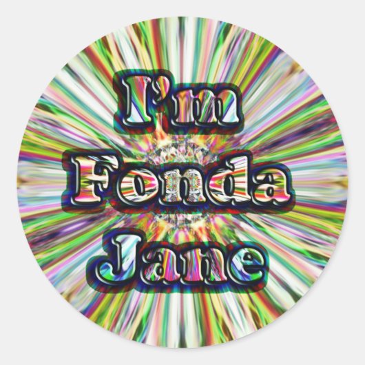 Ik ben Fonda Jane. stickers (Voorkant)