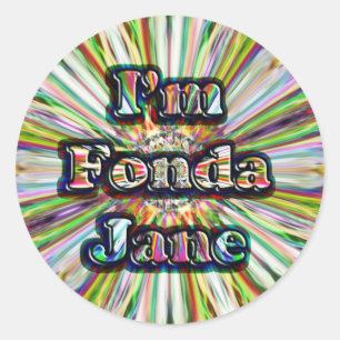 Ik ben Fonda Jane. stickers