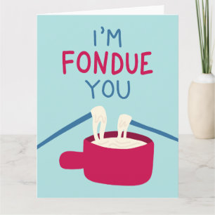 Ik ben Fondue Jij Kaart