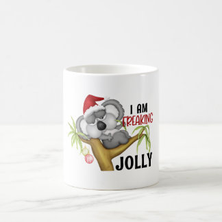 Ik ben freaking jolly - Kerst koala Koffiemok