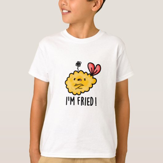 Ik ben Fried Funny Tempura Sushi Pun T-shirt (Voorkant)