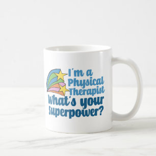 Ik ben Fysieke Therapist wat Uw Superpower PT is Koffiemok