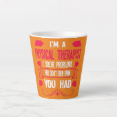 Ik ben fysiotherapeut latte mok (Voorkant)