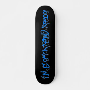 Ik ben G Skateboards (Brock Vandalo Font) - zwart/