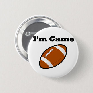 Ik ben Game (football) Ronde Button 5,7 Cm