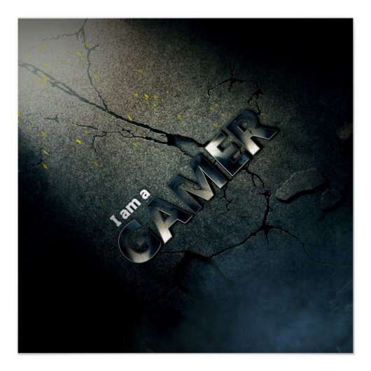 Ik ben gamer perfect poster (Voorkant)