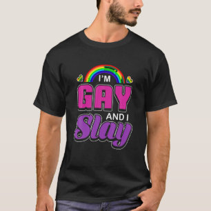 Ik ben Gay en Ik Slay Gay Pride Week Shirt LGBT