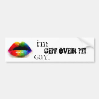Ik ben Gay.. ga er over! Bumpersticker