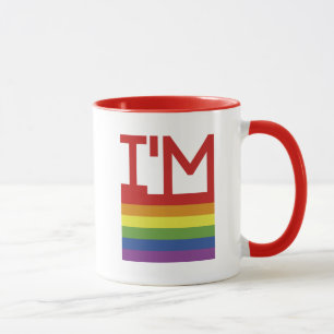 Ik ben Gay Regenboogvlag Mok