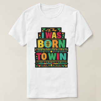 Ik Ben Geboren Om Retro Citaat Kunst Te Winnen T-shirt