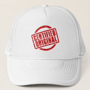 Ik ben gecertificeerd als originele Trucker Hat Pet