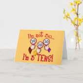 Ik ben geen 30 - ik ben drie tientjes kaart (Gele Bloem)