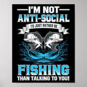 Ik ben geen asociaal ID, maar word gewoon Gevist Poster