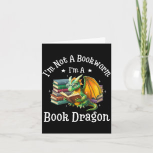 Ik ben geen boekenwurm, ik ben een boekendragon kaart