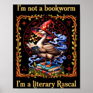 Ik ben geen boekenwurm, ik ben een literaire deugn poster