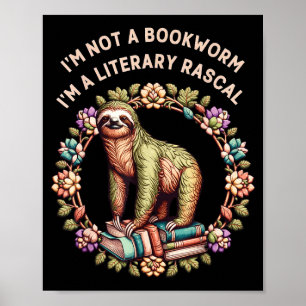 Ik ben geen boekenwurm, ik ben een literaire schav poster