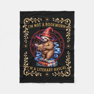 Ik ben geen boekenwurm, ik ben een luie literaire  fleece deken