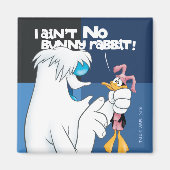 "Ik ben geen Bunny Rabbit" Hugo & DAFFY DUCK™ Magneet (Voorkant)