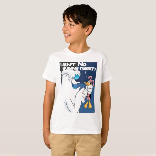 "Ik ben geen Bunny Rabbit" Hugo & DAFFY DUCK™ T-shirt (Voorkant volledig)