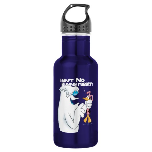"Ik ben geen Bunny Rabbit" Hugo & DAFFY DUCK™ Waterfles (Voorkant)