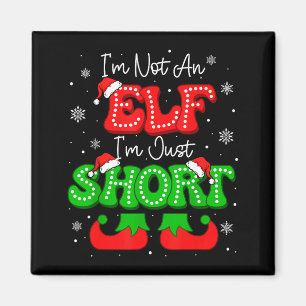 Ik ben geen elf, gewoon klein, grappige kerst Kers Magneet