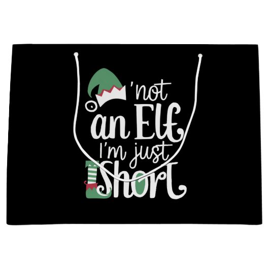 Ik ben geen Elf. Ik ben gewoon kortstondig kerstfe Groot Cadeauzakje (Voorkant)