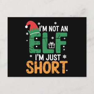 Ik ben geen elf, maar een korte, grappige kerstmis feestdagenkaart