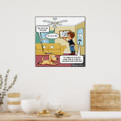 Ik ben geen Fan Punny Poster (Keuken)