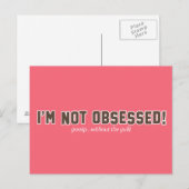 Ik ben geen geobsedeerd Logo Briefkaart (Voorkant / Achterkant)