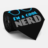 Ik ben geen gewone Nerd. Ik ben een coole Nerd. Stropdas (Opgerold)