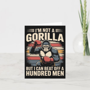 Ik ben geen gorilla, maar ik kan wel honderd Manne Kaart