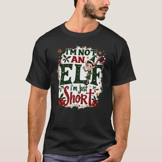 Ik ben geen grappig kerst T-shirt (Voorkant)