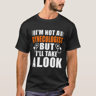 Ik ben geen gynaecoloog, maar ik zal een volwassen t-shirt