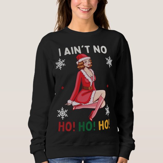 Ik ben geen Ho Ho Ho Funny Christmas Pyjama Trui (Voorkant)