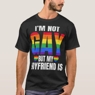Ik ben geen homo, maar mijn beste vriend is grappi t-shirt