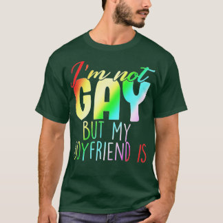 Ik ben geen homo, maar mijn vriend is gek op regen t-shirt
