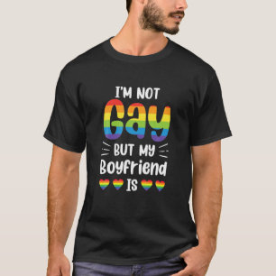 Ik ben geen homo, maar mijn vriend is grappige hom t-shirt